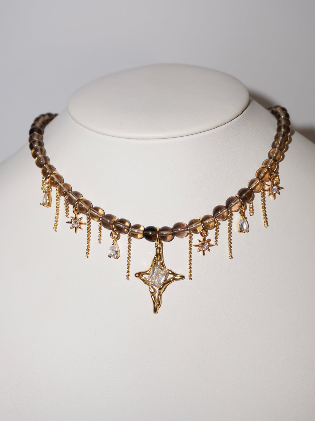 Noche | Rauchquarz Kette