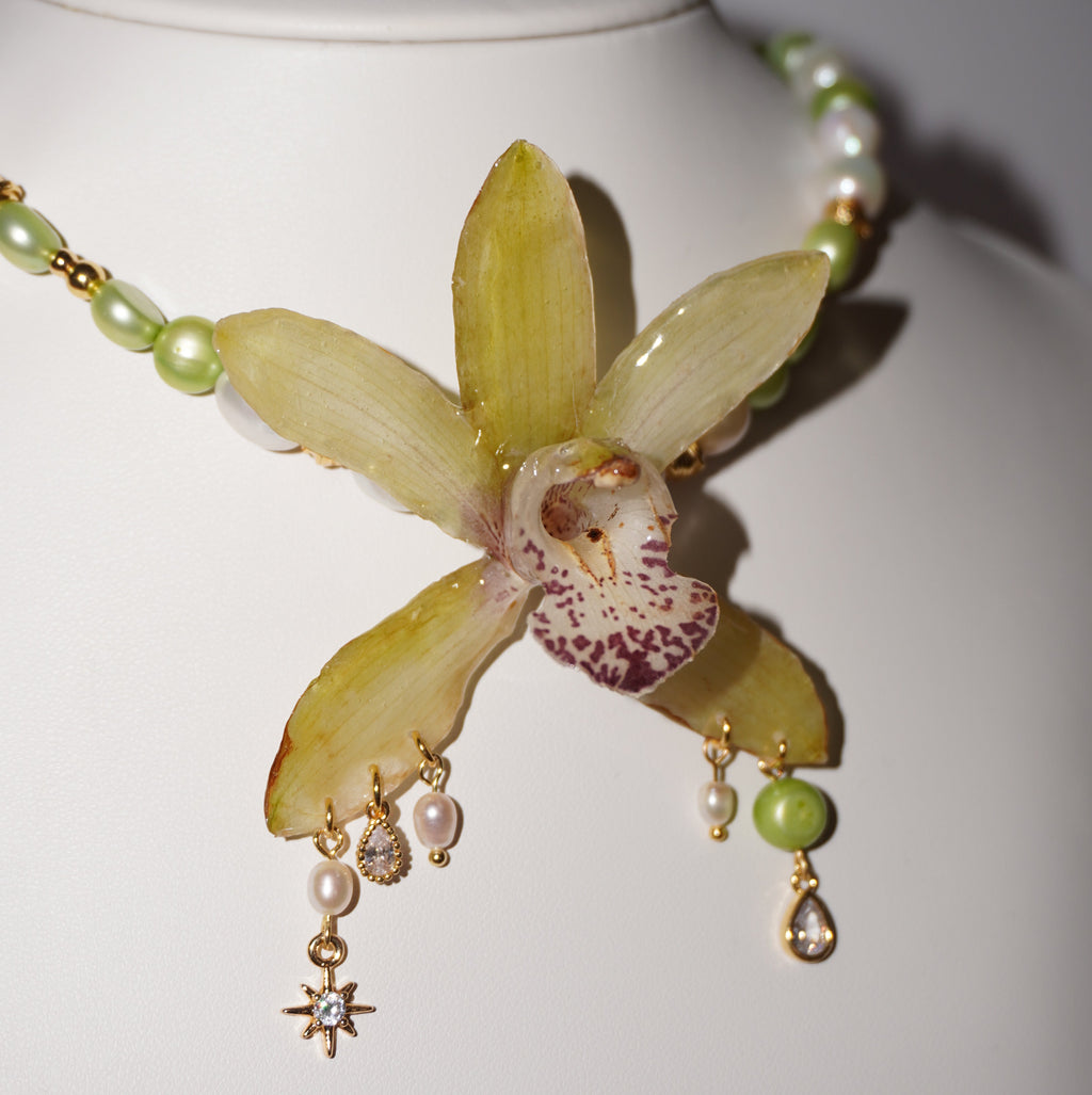 Tropic | Süßwasserperlen Kette | Unikat