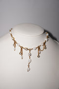 Eleonora | Mondstein Kette | Edelstahl Gold