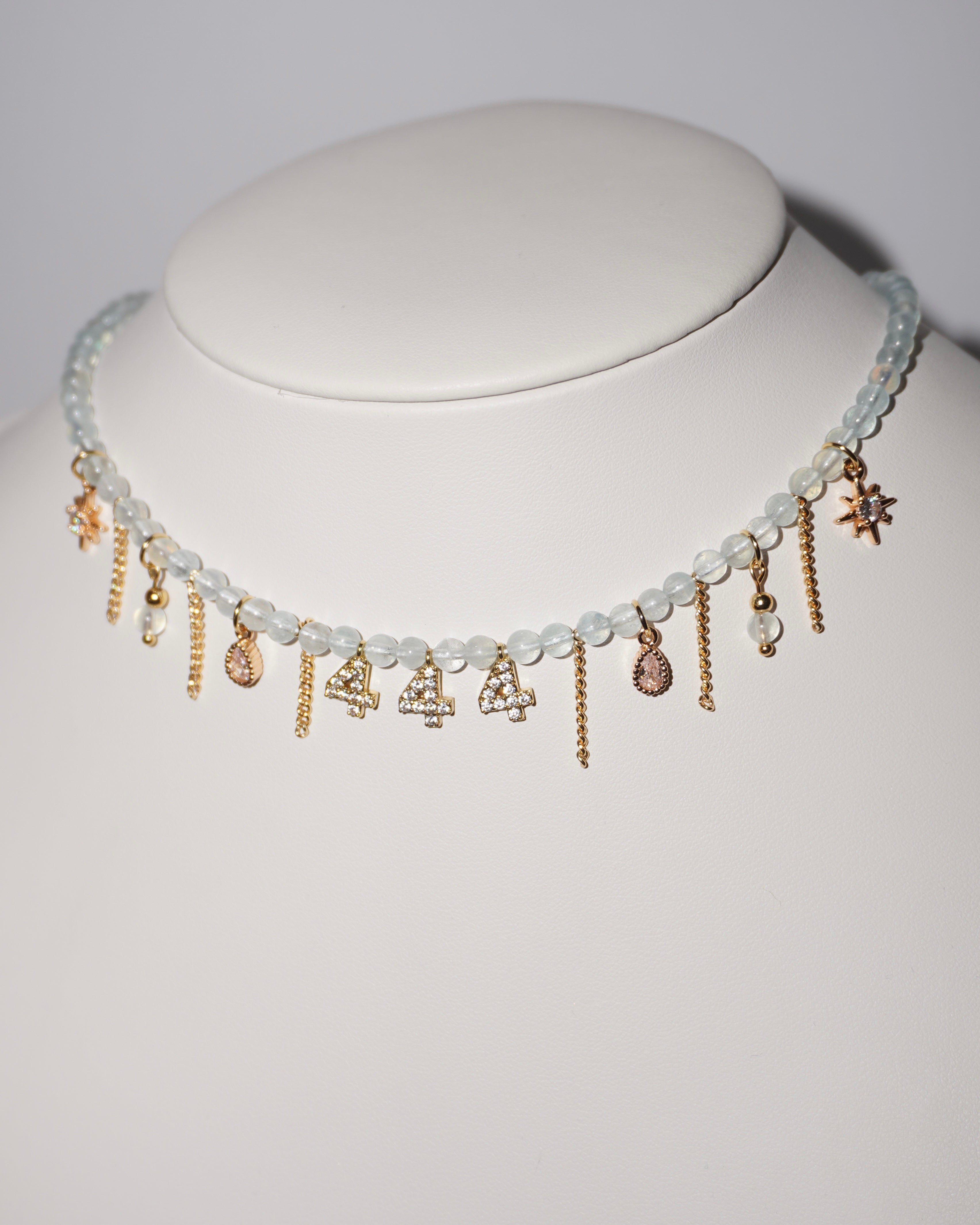 444 | Aquamarin Kette