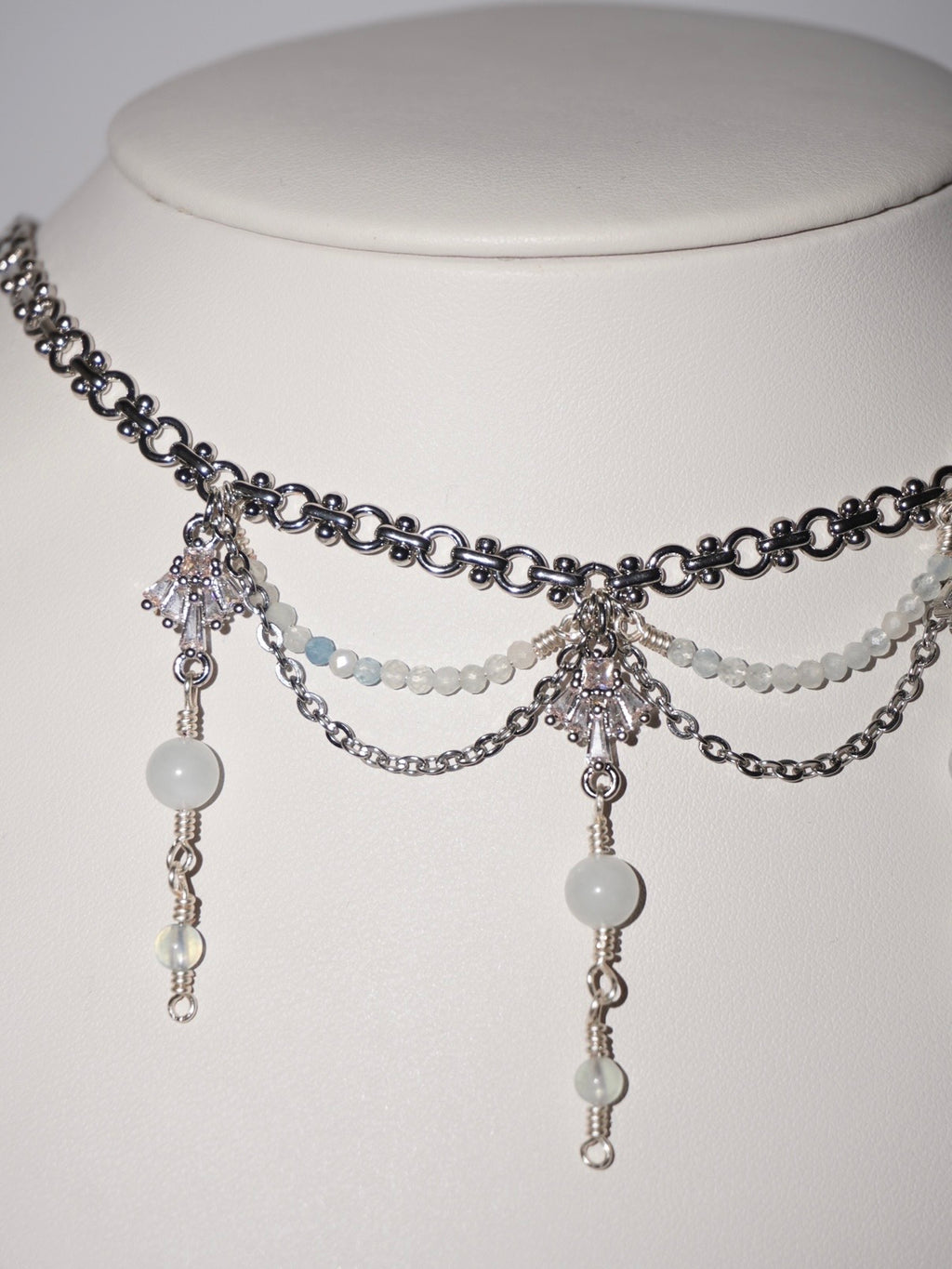 Loren | Aquamarin Kette