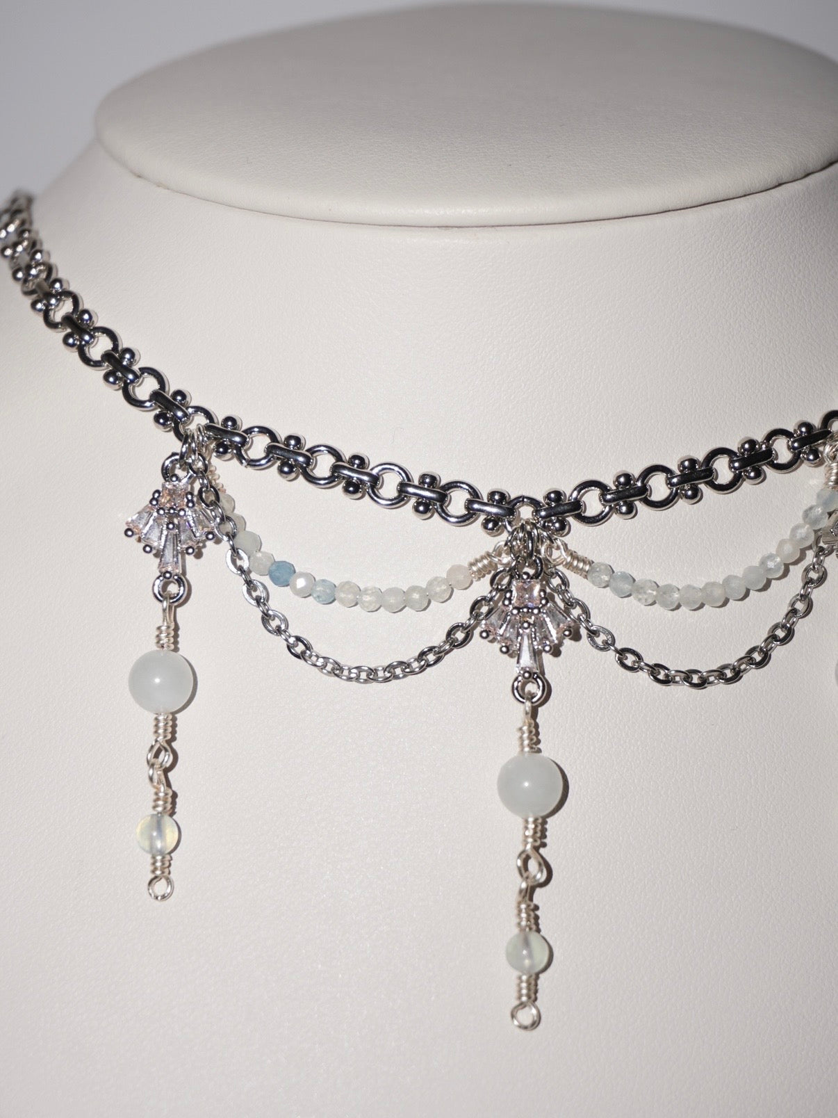 Loren | Aquamarin Kette