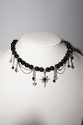 North Star | Obsidian Kette | Edelstahl Silber