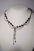 Witch | Amethyst Kette | Edelstahl Silber