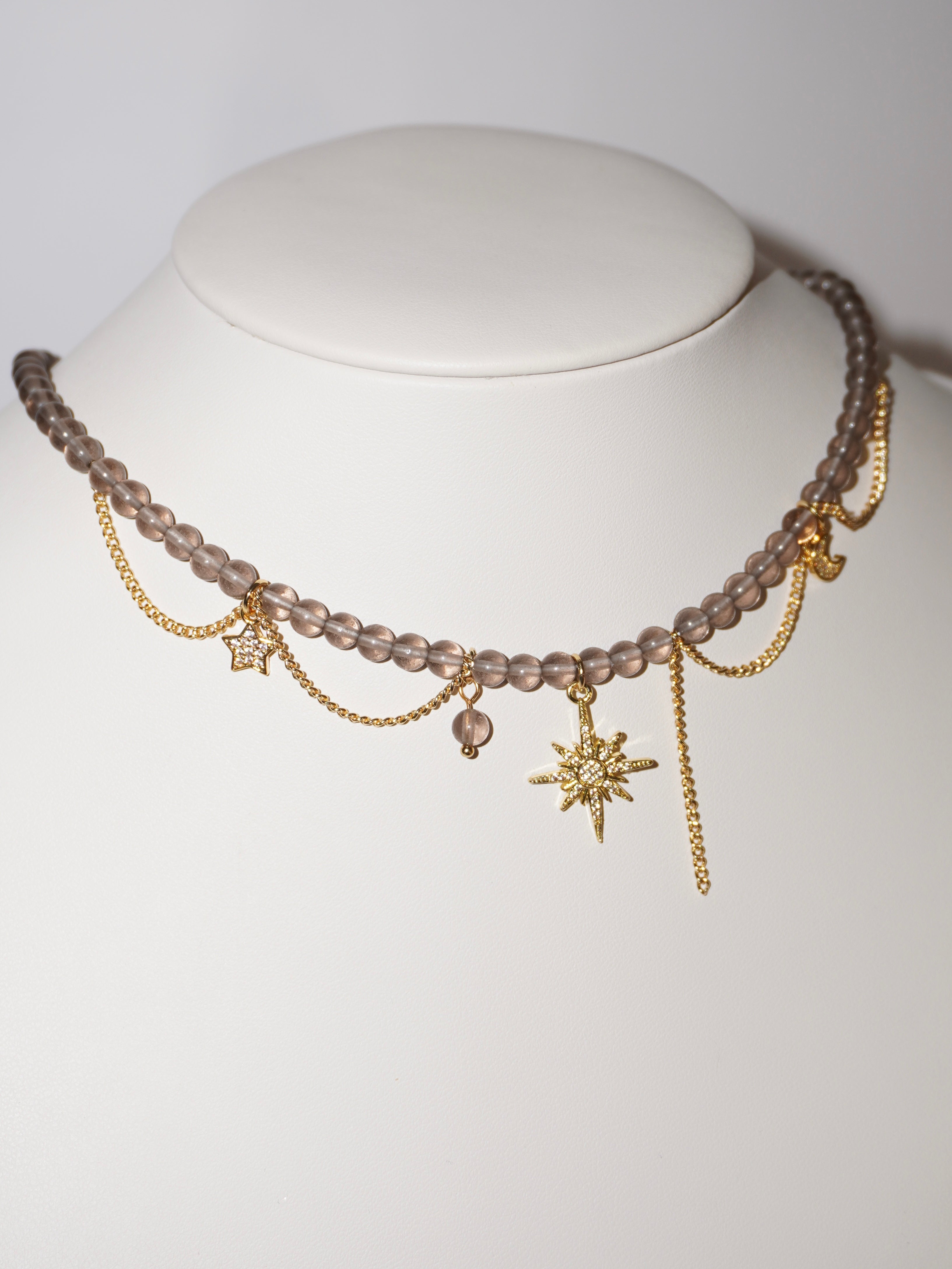 Liza | Eis-Obsidian Kette