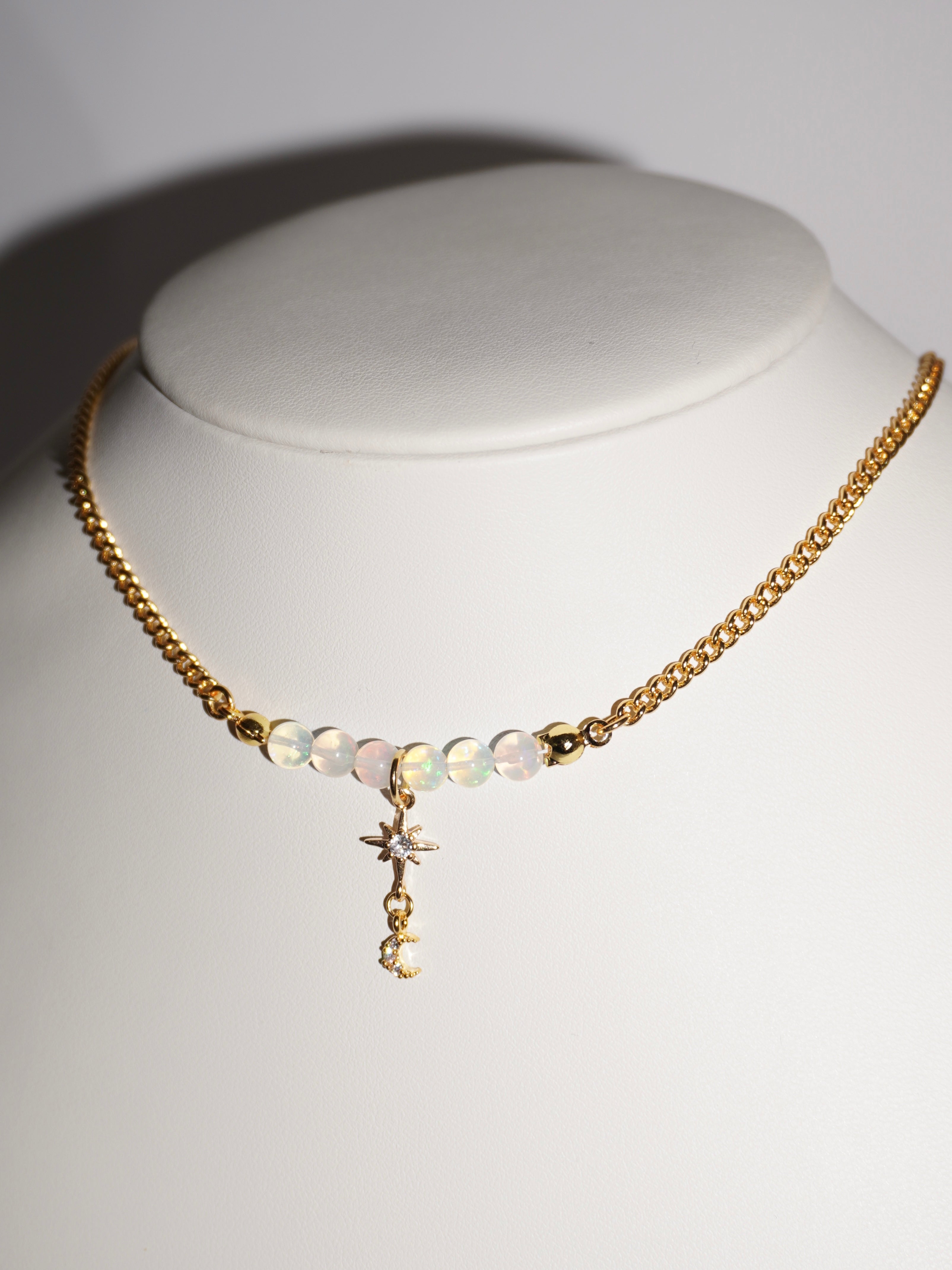 Bubbles | Äthiopien Opal Kette