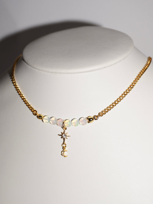 Bubbles | Äthiopien Opal Kette