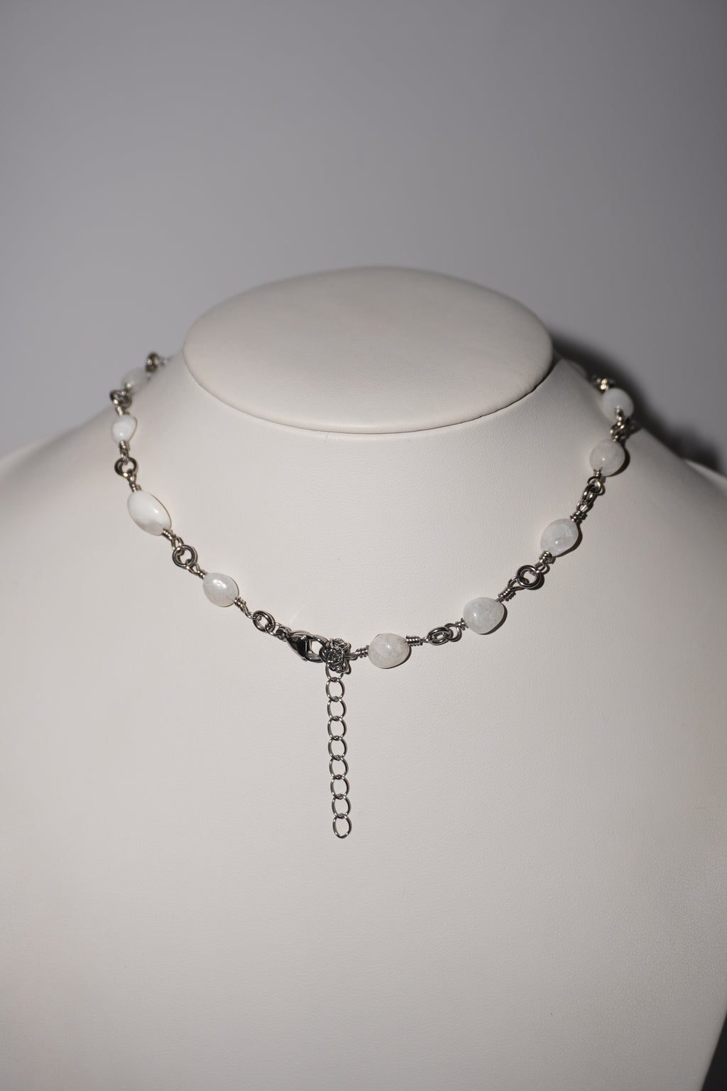 Eleonora | Mondstein Kette | Edelstahl Silber