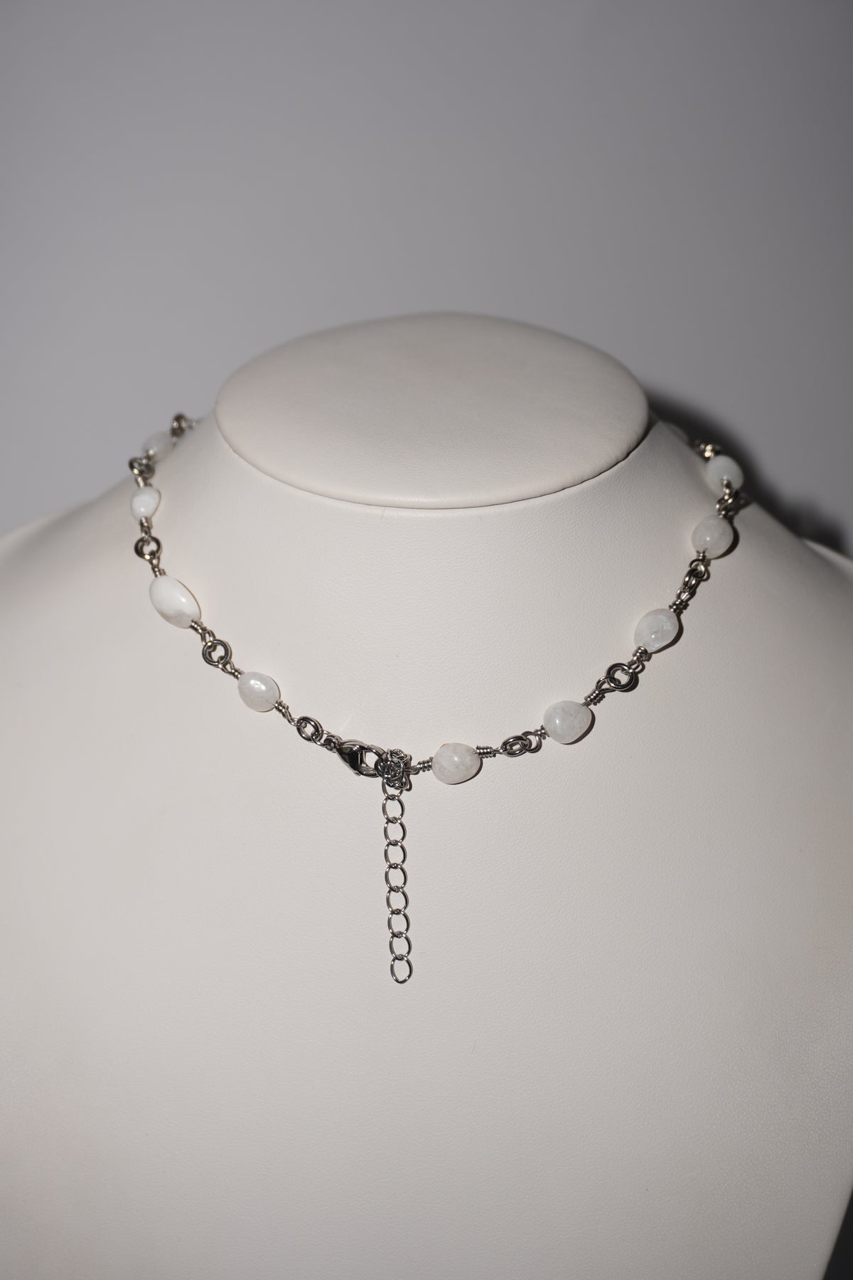 Eleonora | Mondstein Kette | Edelstahl Silber