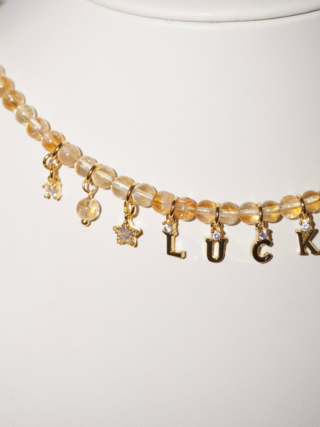 Lucky | Citrin Kette
