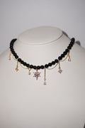 Midnight | Obsidian/Braune Achat Kette