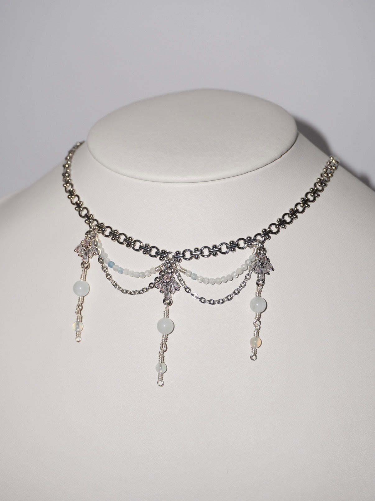Loren | Aquamarin Kette