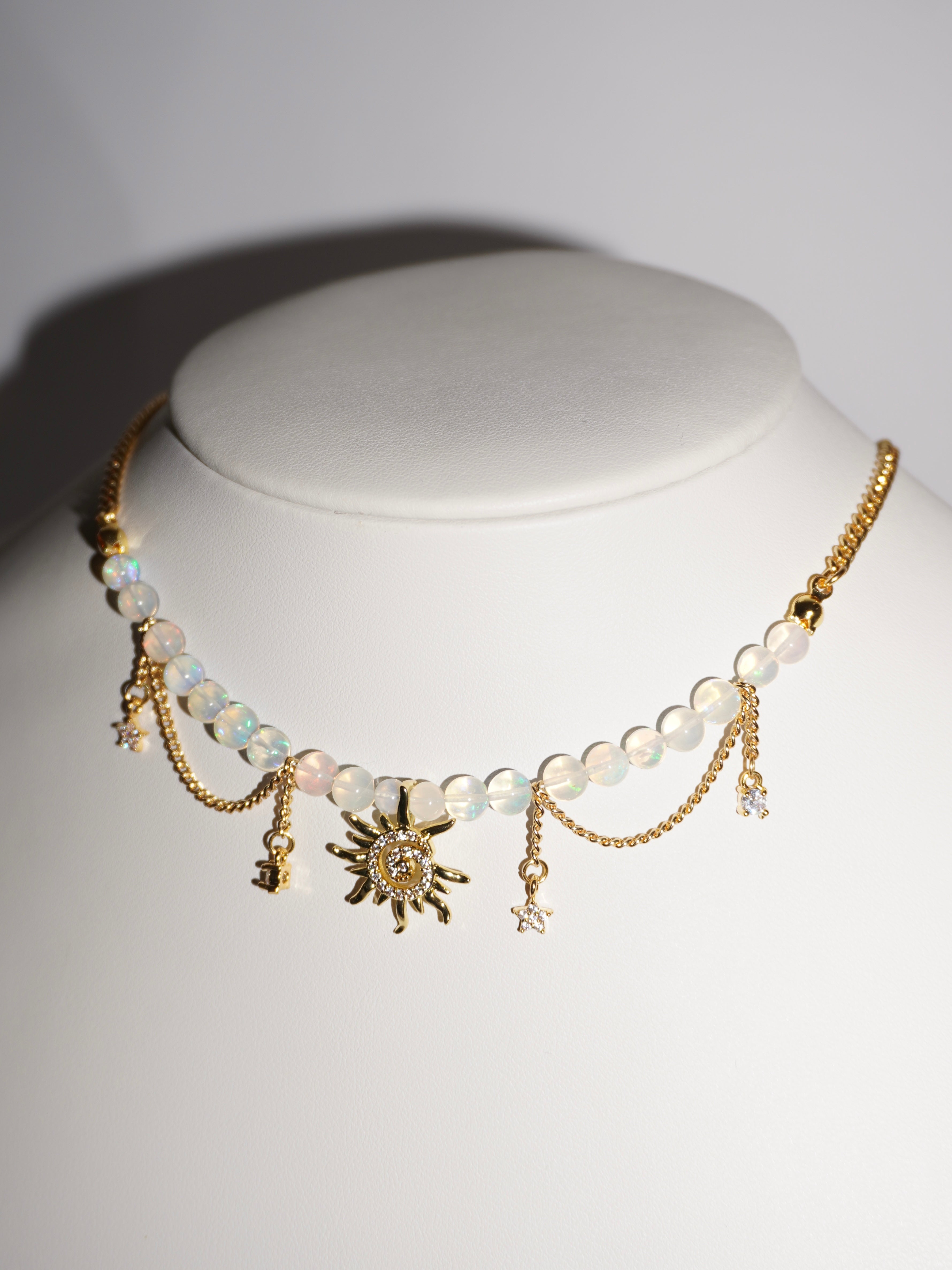 Sunny | Äthiopien Opal Kette