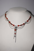 Hottest | Karneol Kette | Edelstahl Silber