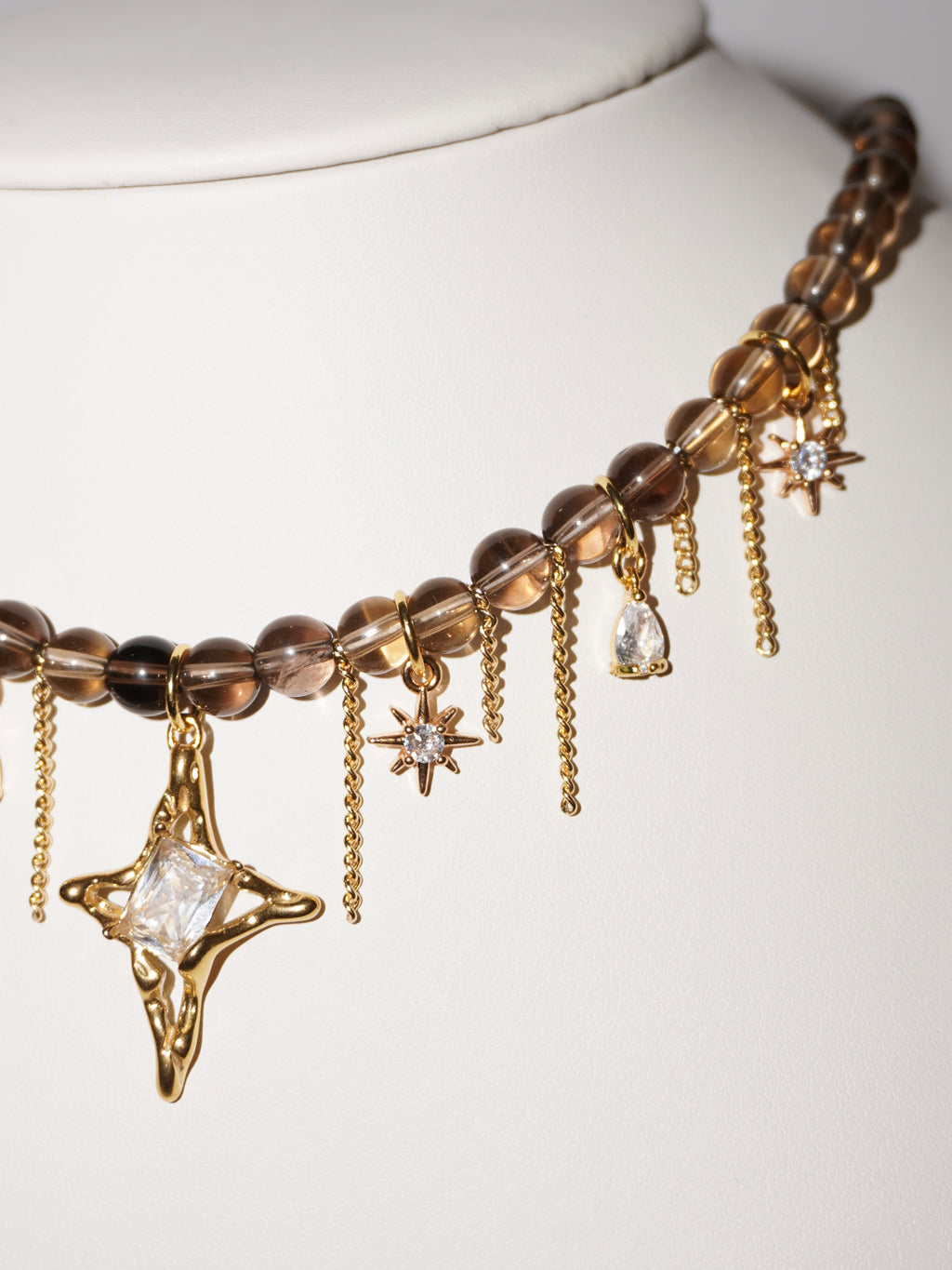 Noche | Rauchquarz Kette