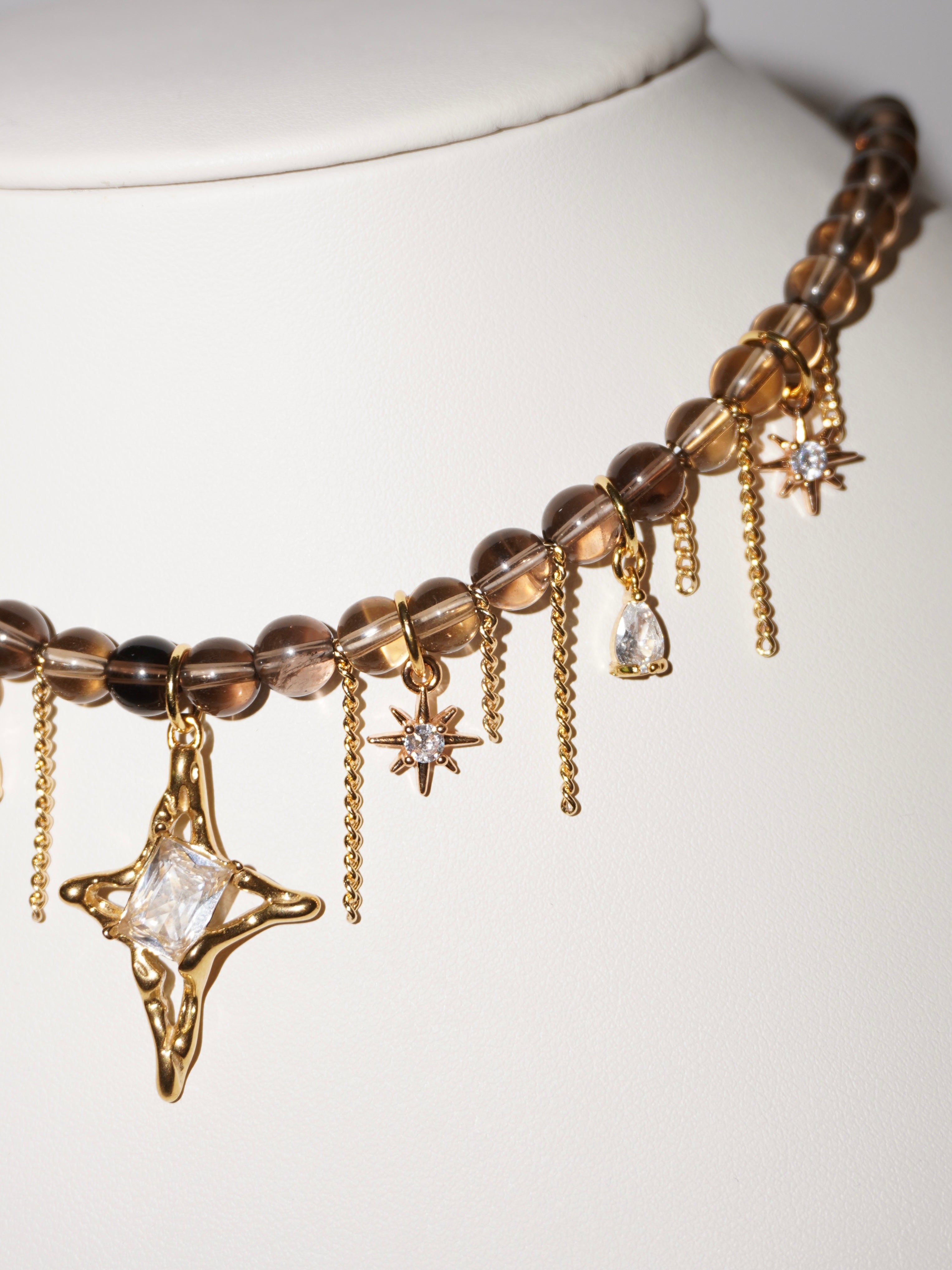 Noche | Rauchquarz Kette