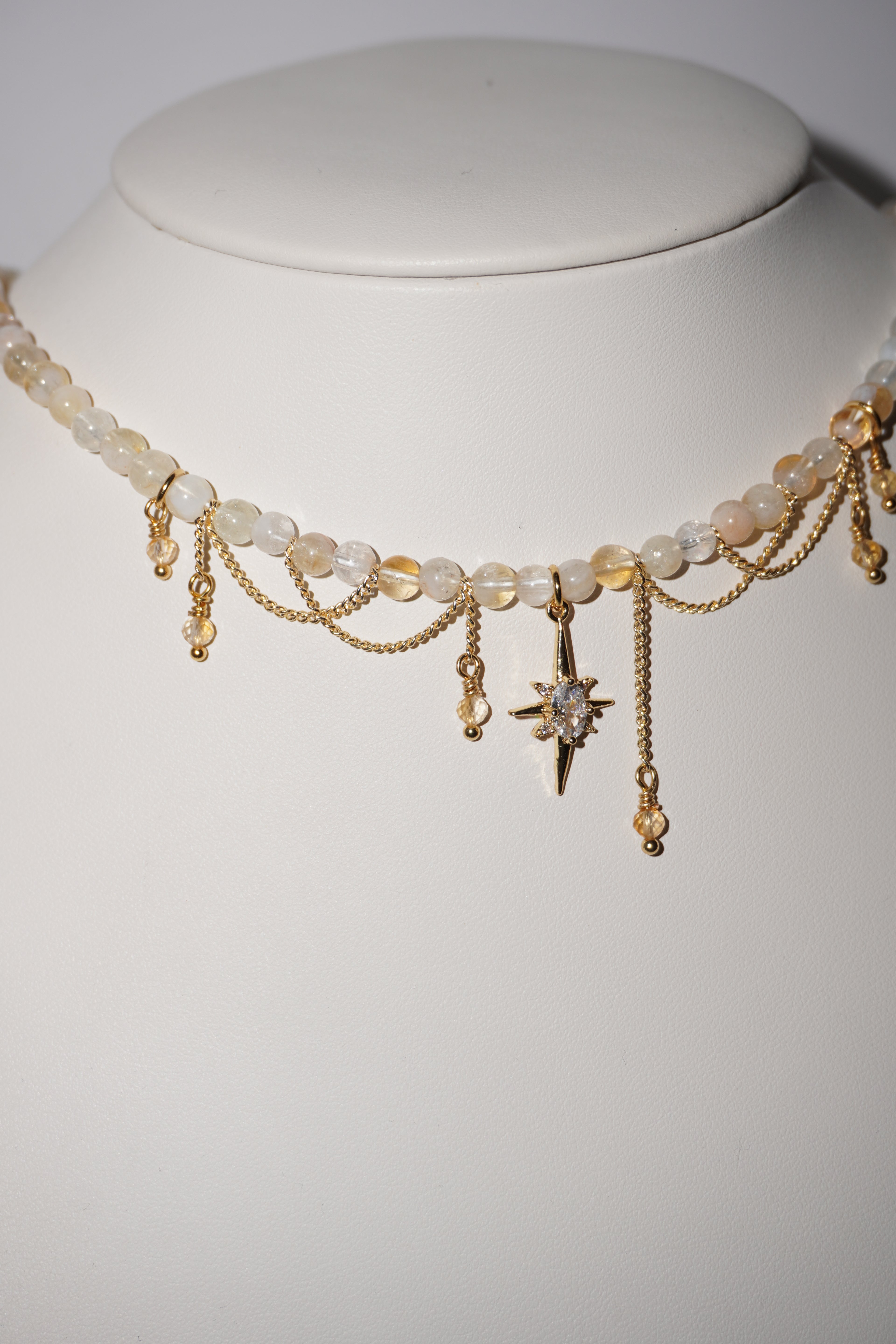 Star | Citrin Kette