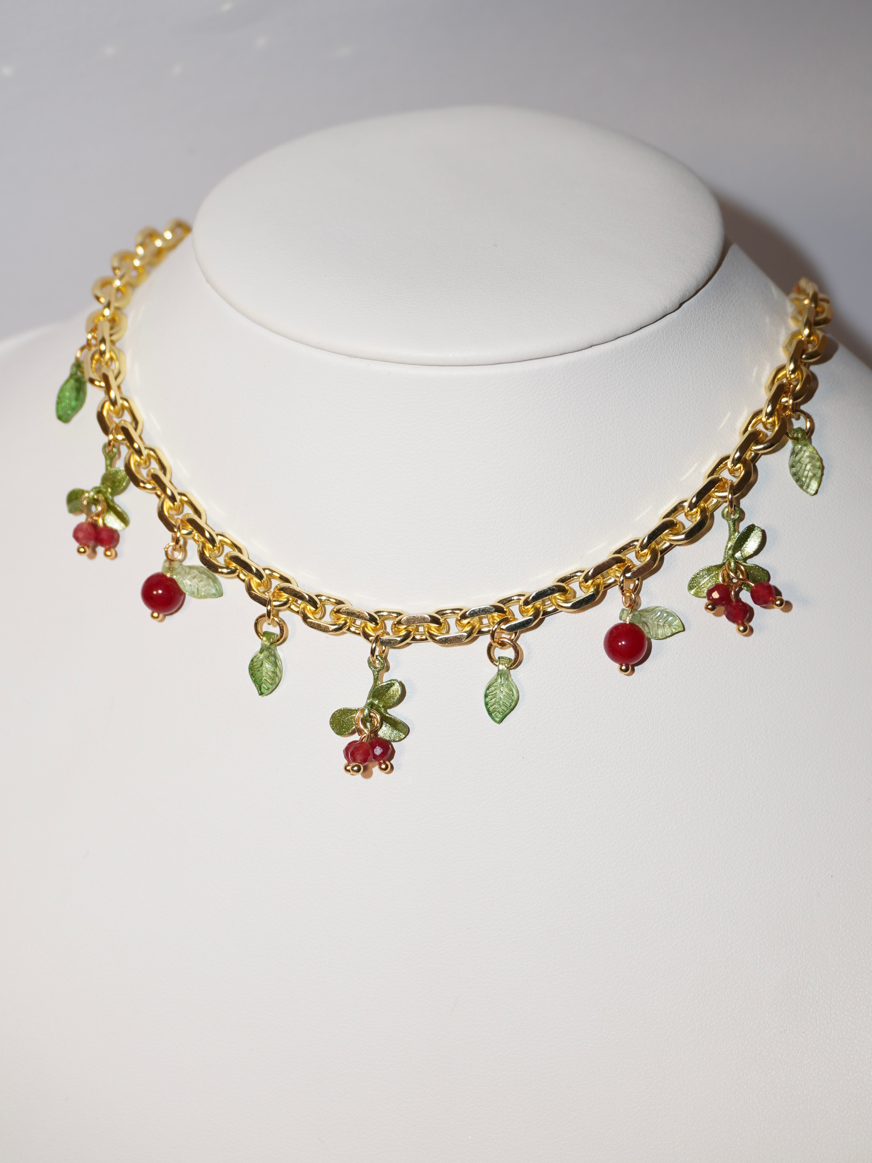 Cherry | Rubin Jade Kette