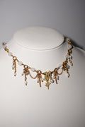 Kirakira | Weiße Jade Kette | Edelstahl Gold