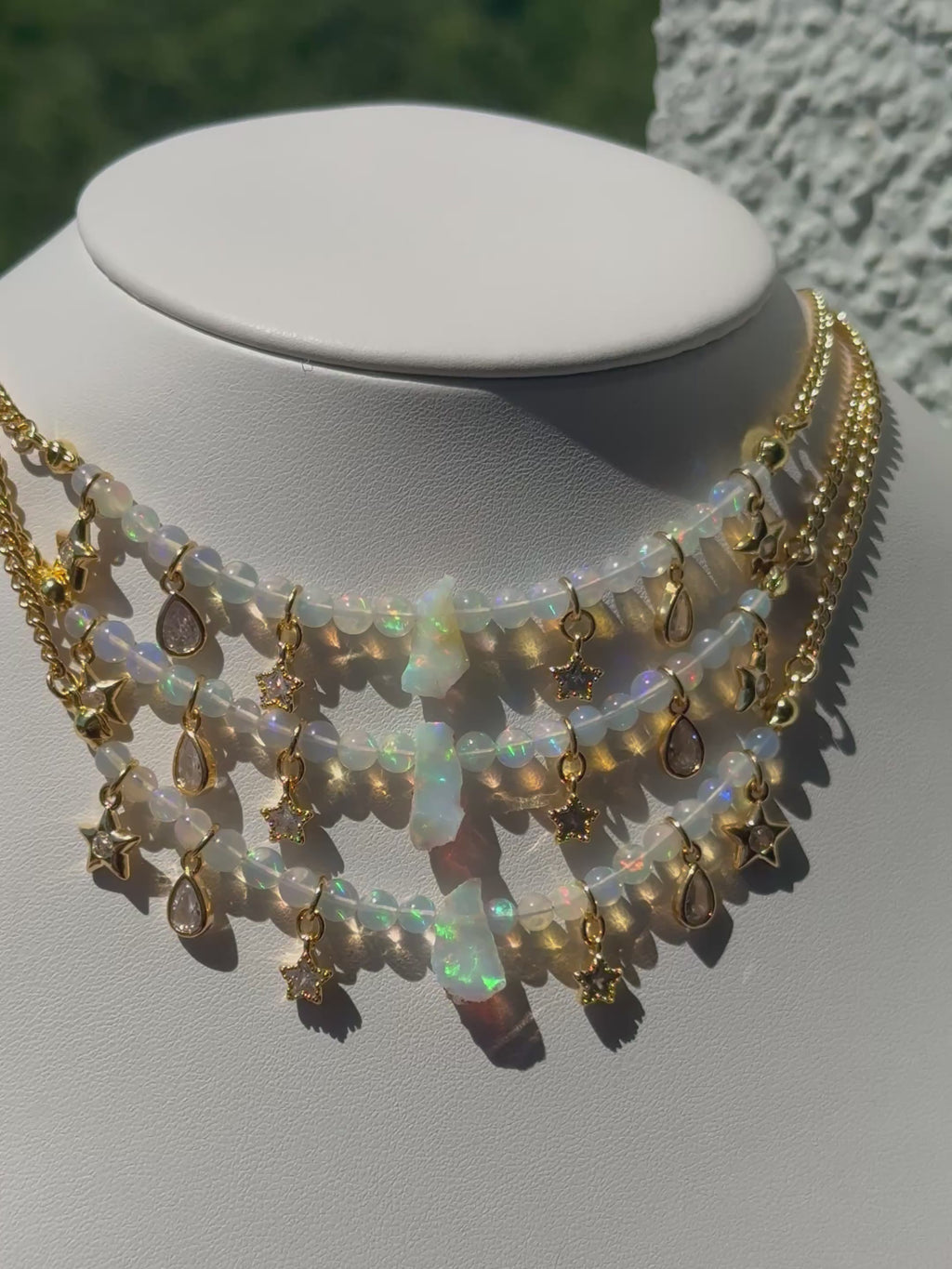 Galaxy | Äthiopien Opal Kette