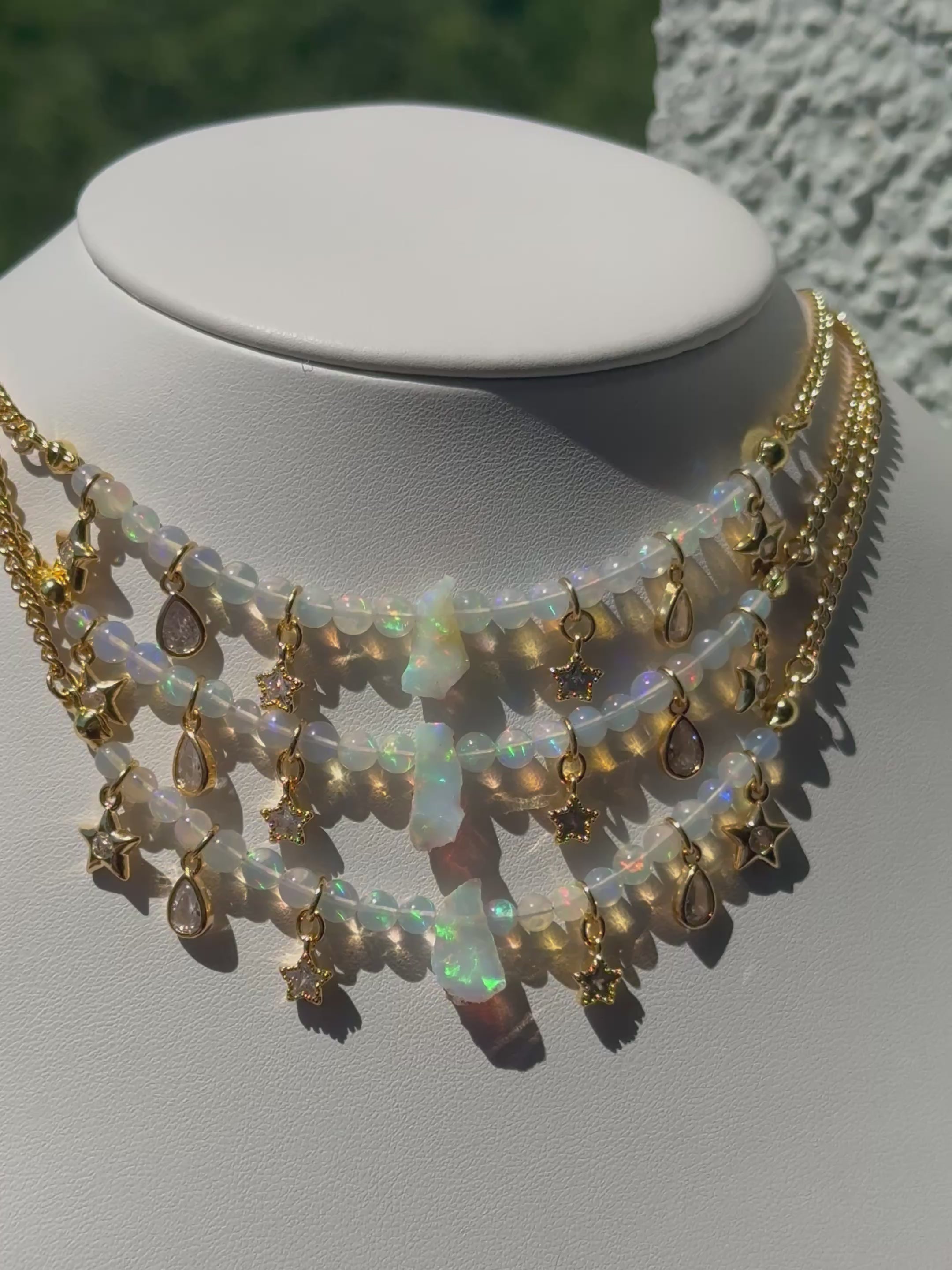 Galaxy | Äthiopien Opal Kette